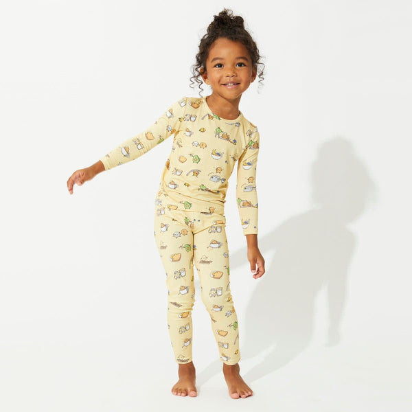 love-you-brunches-bamboo-kids-pajamas-bellabu-bear - Sophia's Style The "Easy Two-Piecey"-1